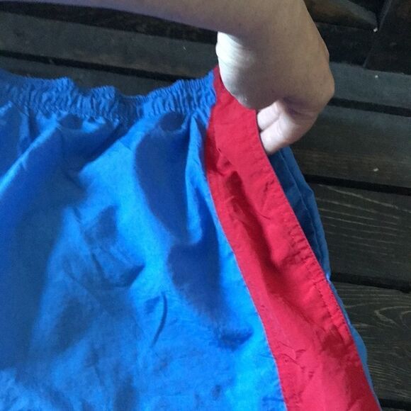 Croft & Barrow blue Red white  Men swim trunks XL - Picture 6 of 9